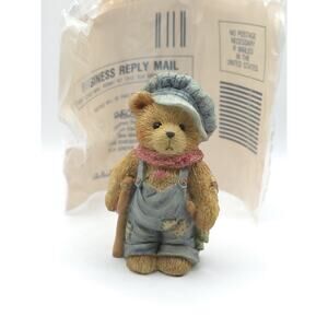VTG Enesco Cherished Teddies "Tiny Ted-Bear" Figurine 1994 COA 61477 P Hillman